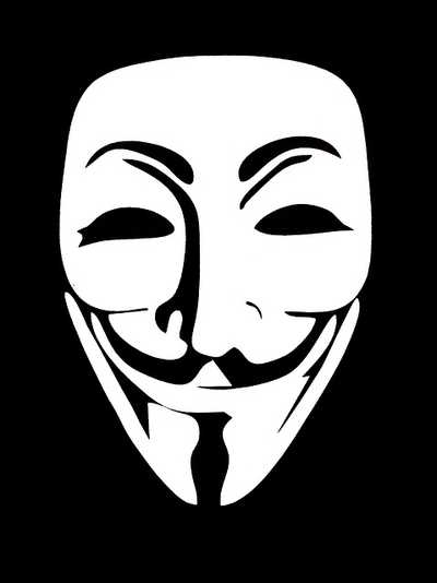 V de Vendetta símbolo de la máscara