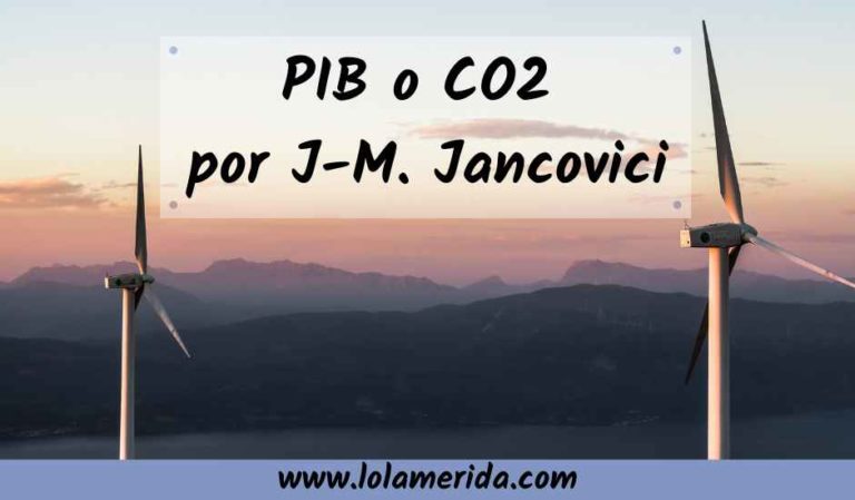 Lee más sobre el artículo Tenemos que elegir entre PIB o CO2 – conferencia de Jancovici